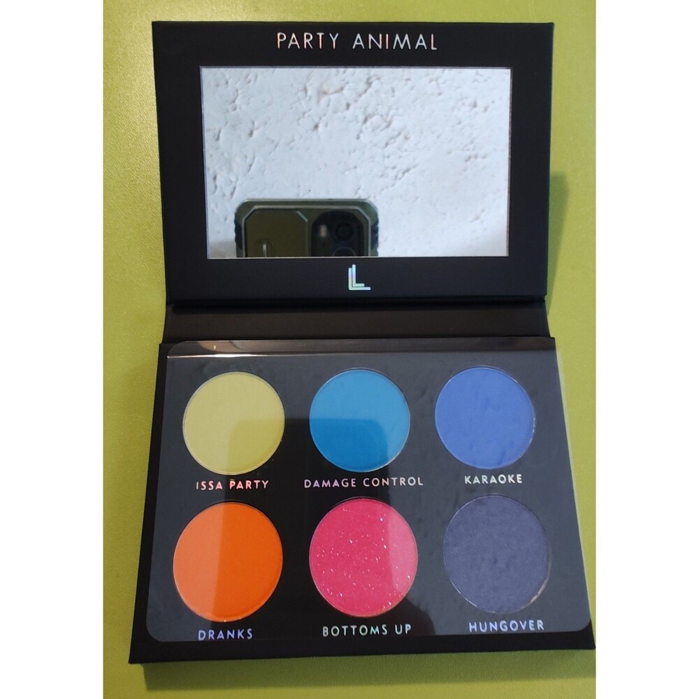 NEW LAURA LEE LOS ANGELES PARTY ANIMAL EYESHADOW PALETTE! BRIGHT BOLD & FLIRTY!